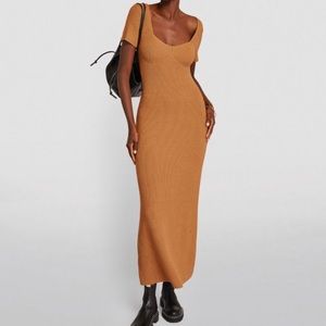 STAUD Knit Camden Maxi Dress Size S